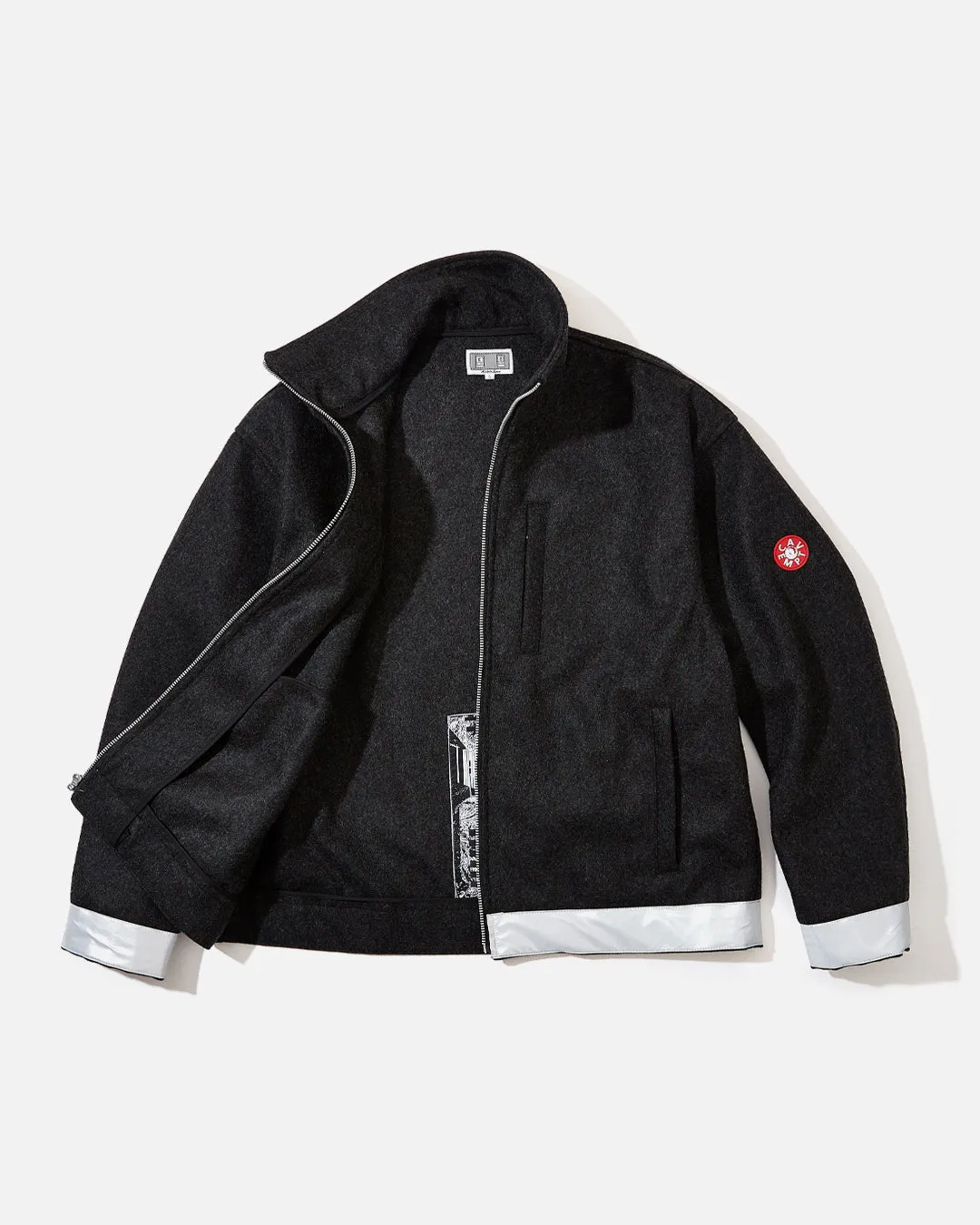 Reflect Wool Zip Jacket - Charcoal