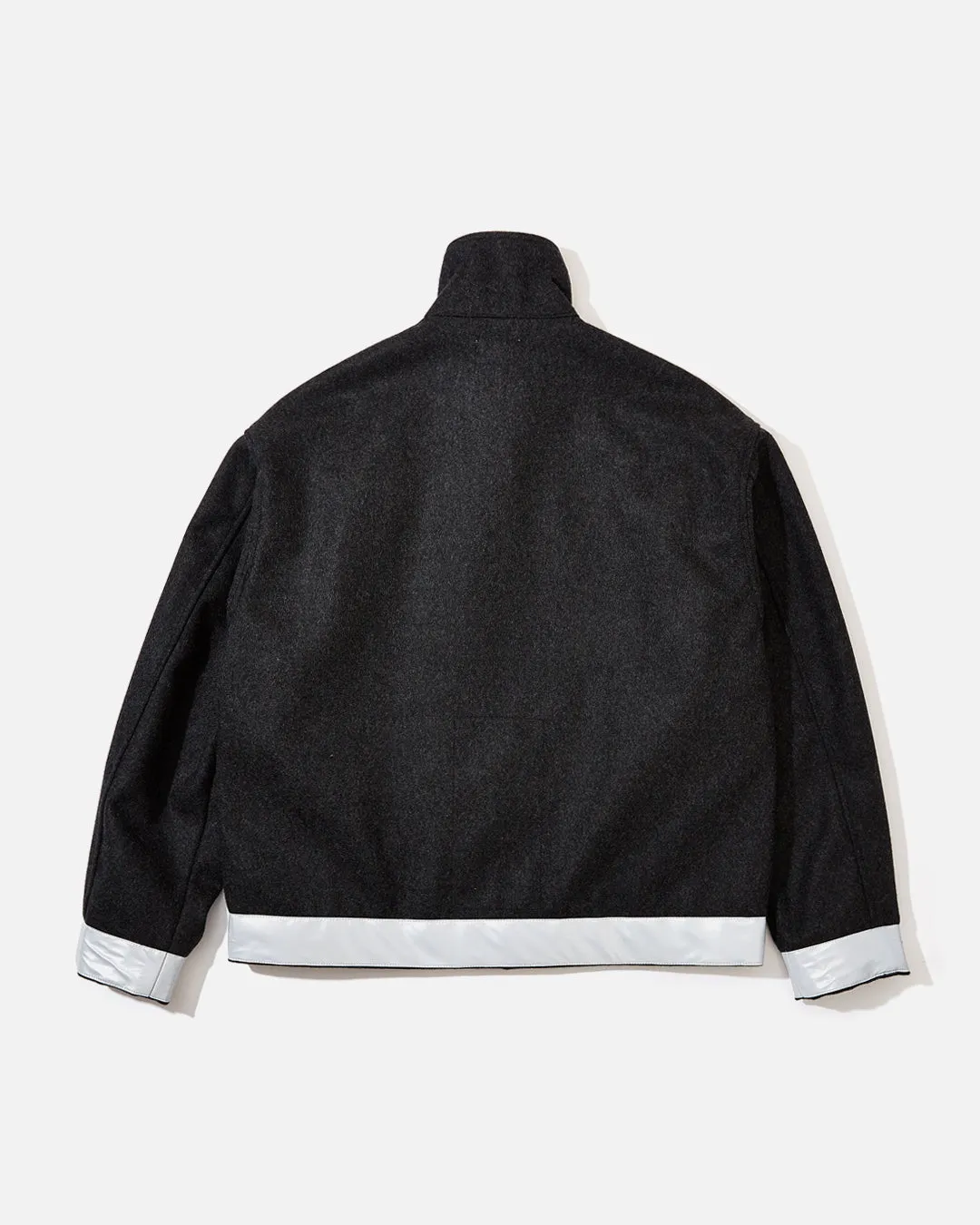 Reflect Wool Zip Jacket - Charcoal