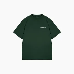 RELAXED DROP SHOULDER TEE - HUNTER GREEN