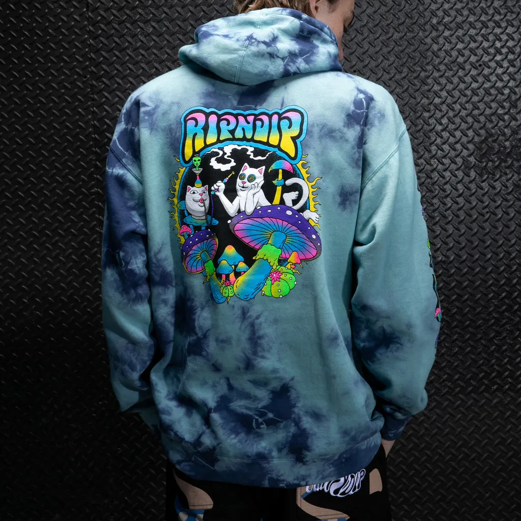 RIPNDIP PSYCHEDELIC GARDEN HOODIE-NAVY