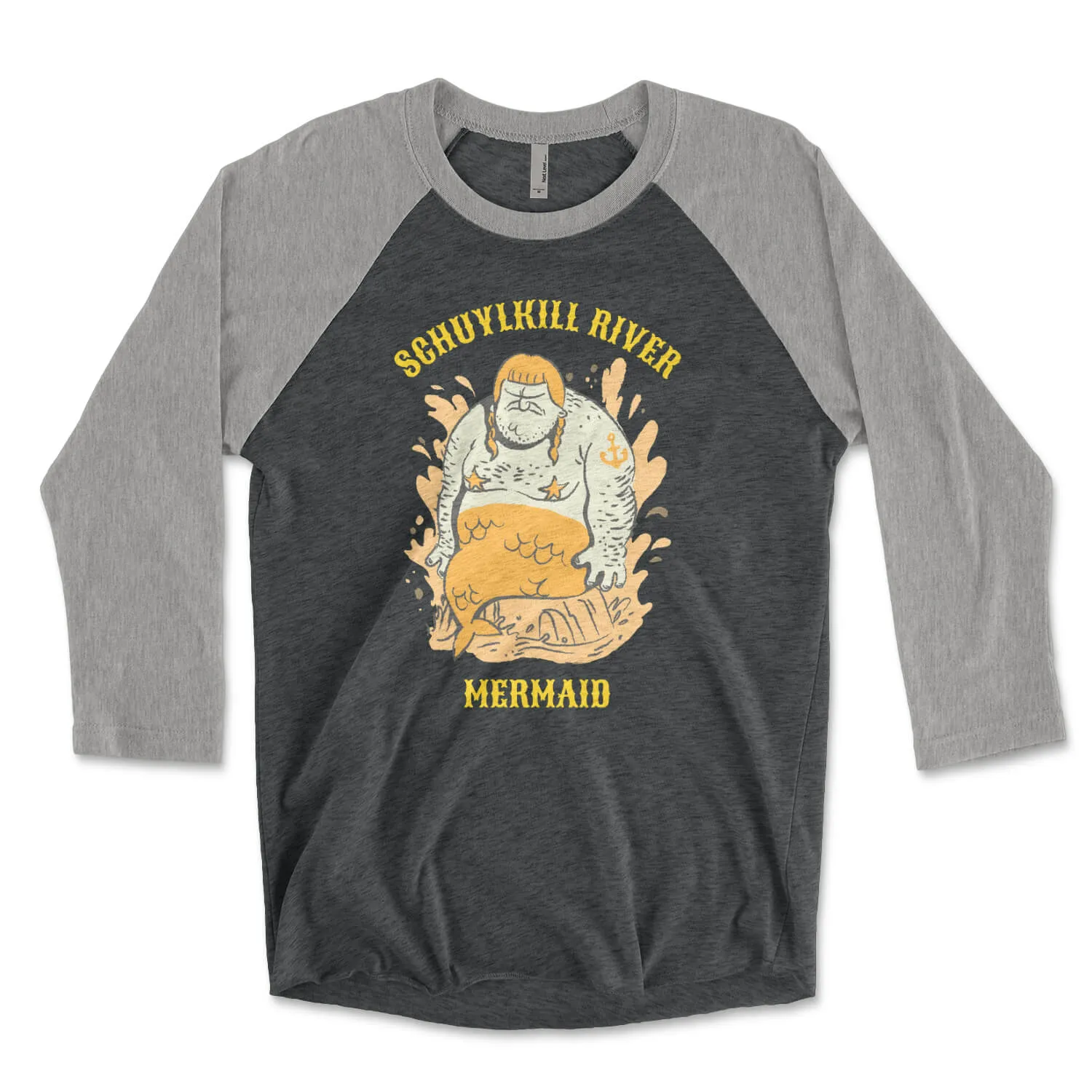 Schuylkill River Mermaid Raglan Tee