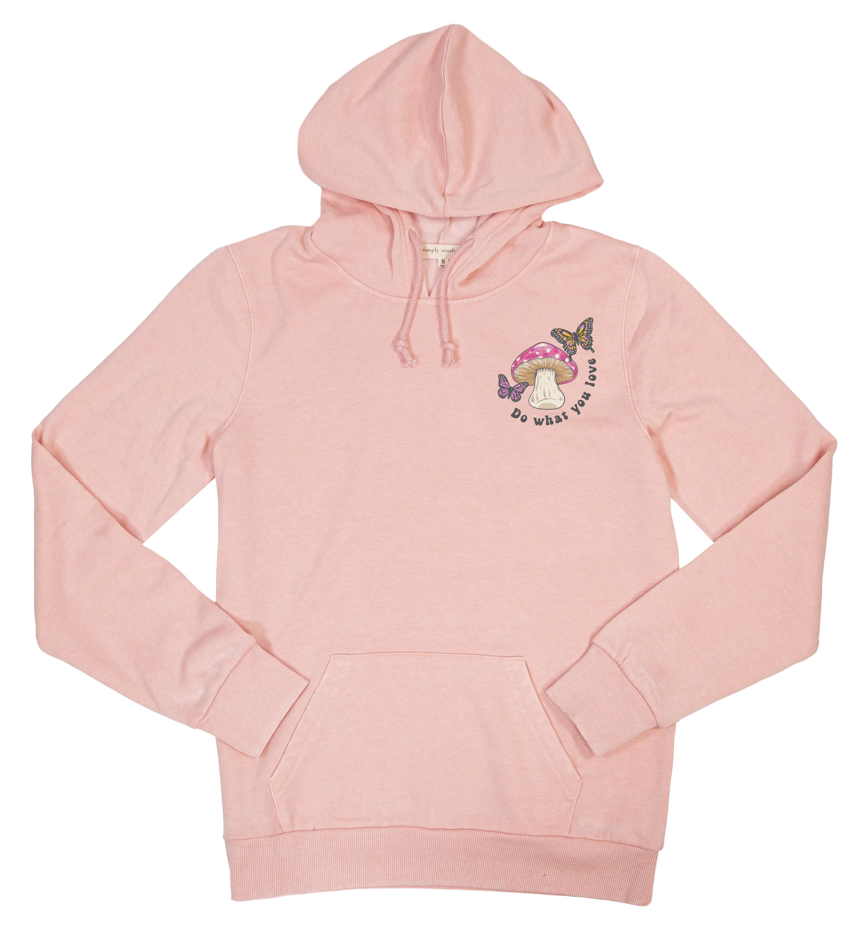 Simply Southern 'Grow with Grace' Mushroom, Flower, and Butterfly Hoodie in