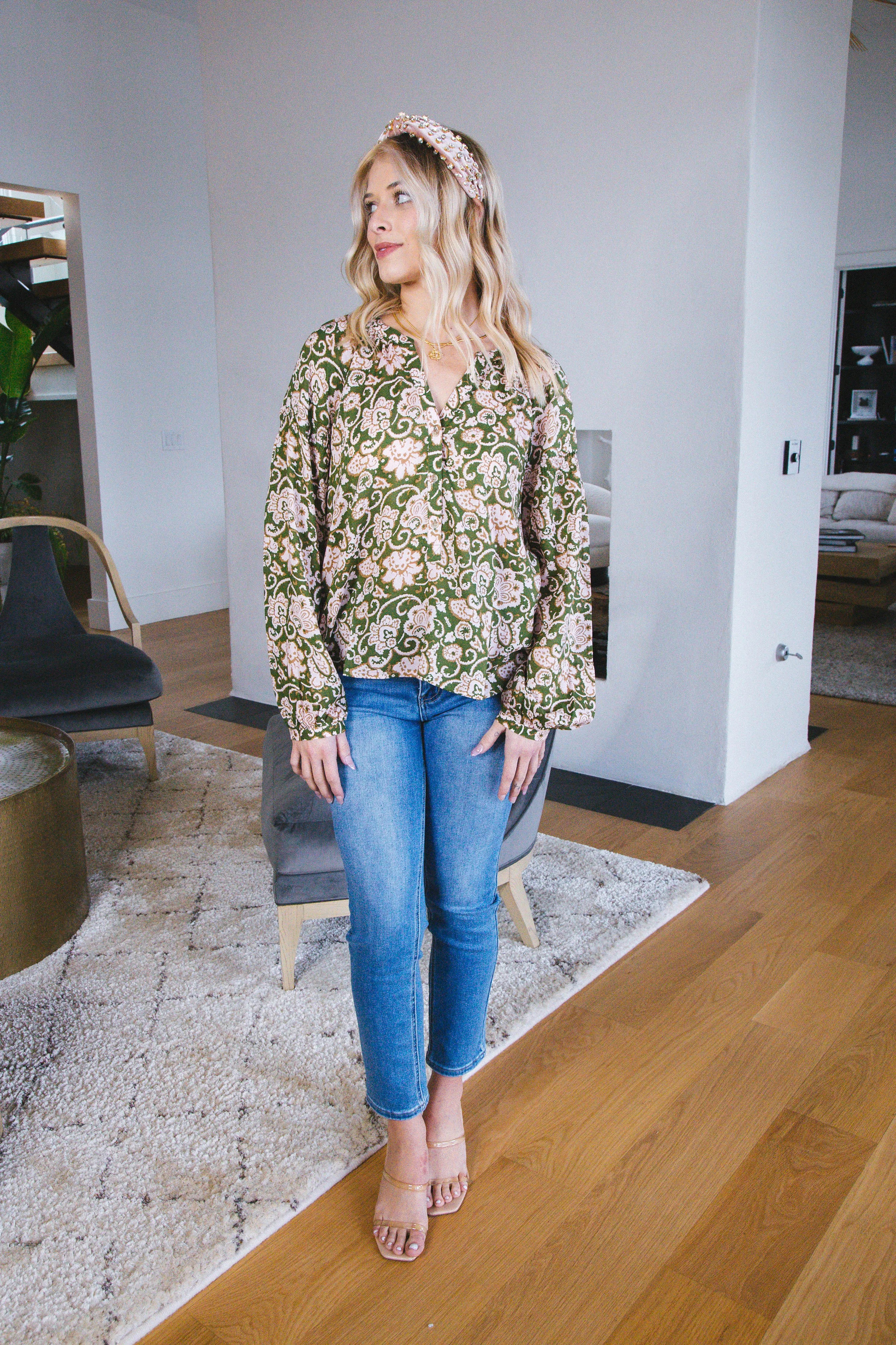 Sunday's Best Printed Blouse, Lush Flora | Sanctuary