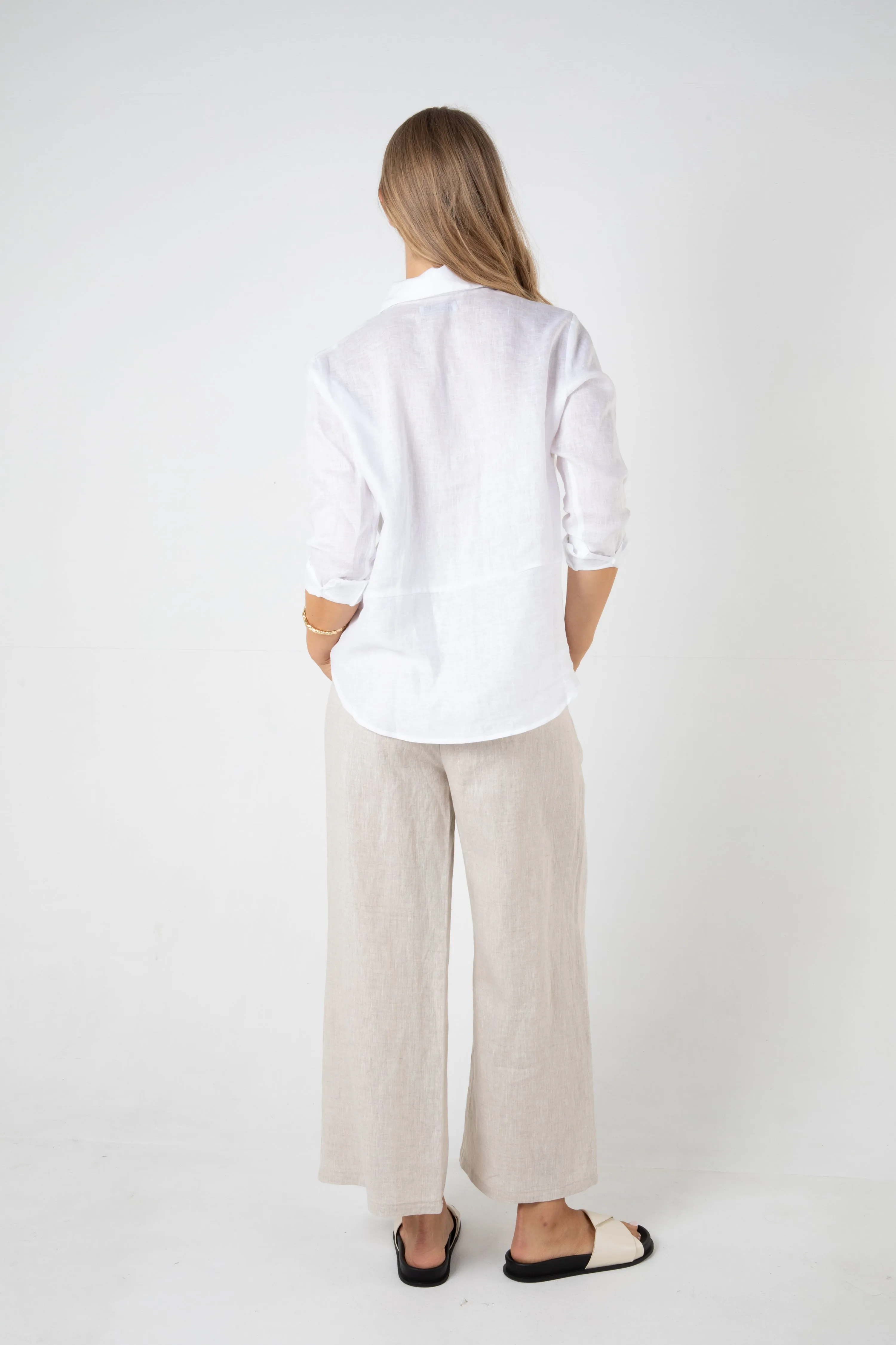 TYLER LINEN PANT - NATURAL