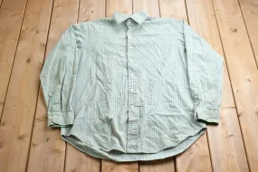 Vintage 1990s Polo Ralph Lauren Plaid Button Up Shirt / 1990s Button Up / Vintage Flannel / Basic Button Up / Vintage Ralph Lauren / 90s