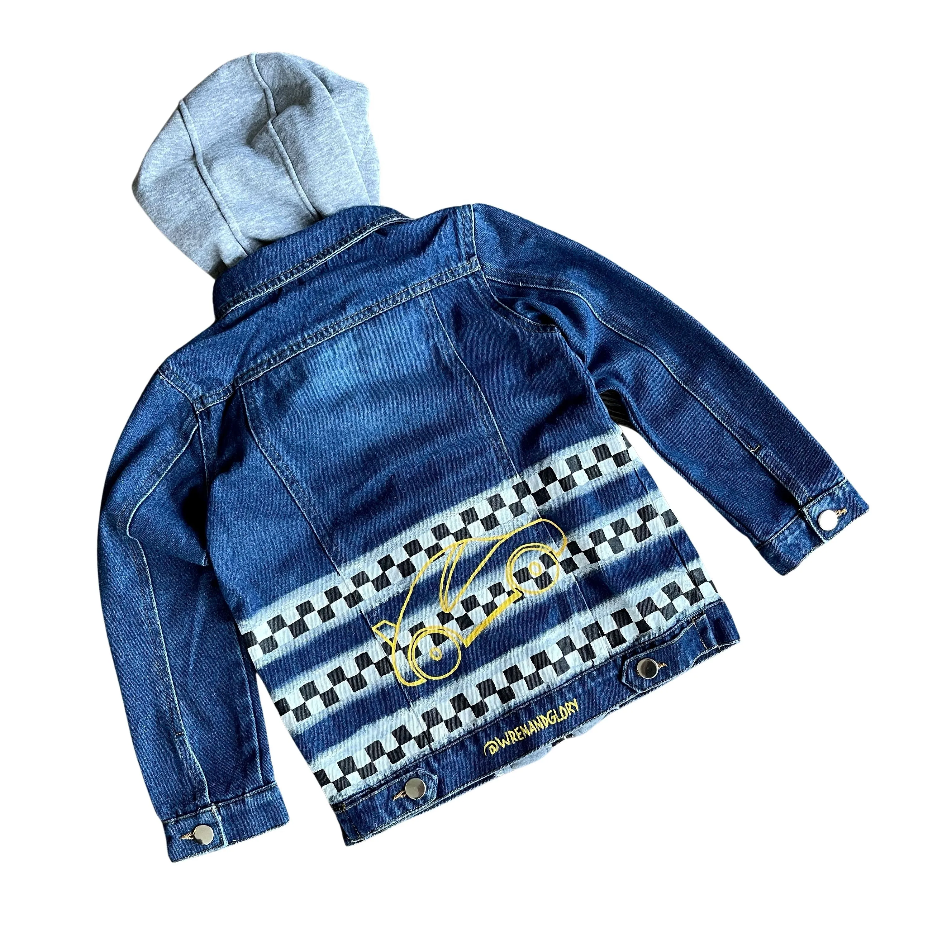 'VROOM VROOM' DENIM JACKET - BOYS