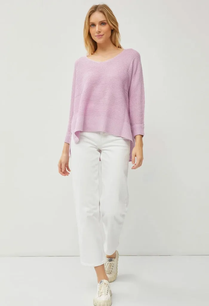 Yacht Club Sweater-Lilac