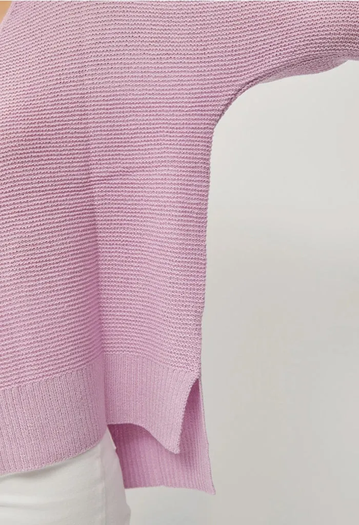 Yacht Club Sweater-Lilac